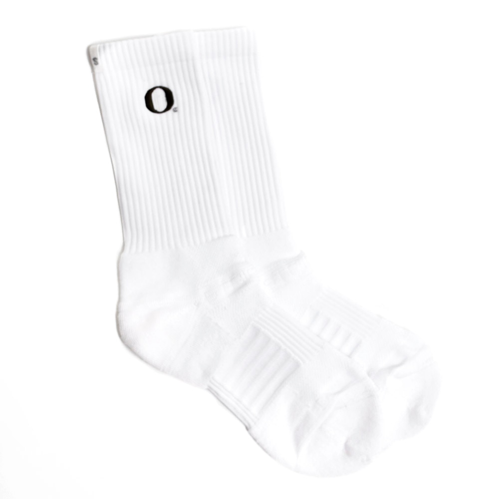 Strideline, Crew, Forest, Embroidery, Classic Oregon O, Sock